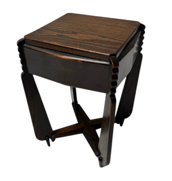 Art Deco Amsterdamse School Side Table by Architect Christiaan Bartels, 1920s